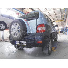 R046A GALIA Полностью оцинкованный фаркоп на Renault Scenic RX4 1999-2007. Тип шара: A. Установка без снятия и выреза бампера. Нагрузки: 1350/65 кг, масса фаркопа 17