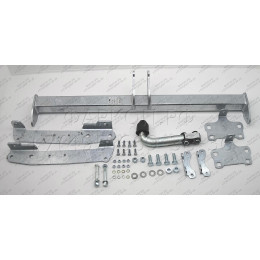 R050A GALIA Полностью оцинкованный фаркоп на Land Rover Range Rover III 2002-2013. Тип шара: A. Без выреза бампера. Нагрузки: 3500/150 кг, масса фаркопа 25,5 кг