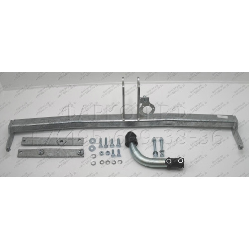 R088A GALIA Полностью оцинкованный фаркоп на Renault Grand Scenic III 2009-2016. Подрозетник убирается за бампер. Тип шара: A. Без выреза бампера. Нагрузки: 1300/75 кг, масса фаркопа 14,12 кг
