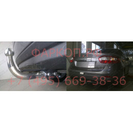 R089C GALIA Полностью оцинкованный фаркоп на Renault Fluence седан 2010-2015. Подрозетник убирается за бампер. Тип шара: C (горизонтальный съемный). Невидимы