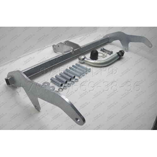 R090A GALIA Полностью оцинкованный фаркоп на Renault Laguna универсал 2007-2015. Тип шара: A. Установка без снятия и выреза бампера. Нагрузки: 1800/75 кг, масса фаркопа 17,21 кг