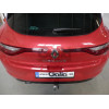 R097C GALIA Полностью оцинкованный фаркоп на Renault Megane хетчбек 5 дверей 2016-. Подрозетник убирается за бампер. Тип шара: C (горизонтальный съемный). Невидимый вырез бампера. Нагрузки: 2000/80 кг, масса фаркопа 18,47 кг