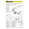 RLO-12-991122.00 PT GROUP Фаркоп на Renault Logan седан 2014-2022, Renault Logan Stepway 2019-2022 без подрезки бампера. Тип шара: E (легкосъемный шар под квадрат). Нагрузки: 1500/75 кг, масса фаркопа 15 кг (без электрики в комплекте, не комплектуется заг