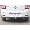 RLO-12-991122.00 PT GROUP Фаркоп на Renault Logan седан 2014-2022, Renault Logan Stepway 2019-2022 без подрезки бампера. Тип шара: E (легкосъемный шар под квадрат). Нагрузки: 1500/75 кг, масса фаркопа 15 кг (без электрики в комплекте, не комплектуется заг