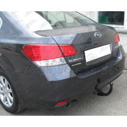 S-367 STEINHOF Фаркоп на Subaru Legacy седан 2009-2018. Требуется подрезка бампера. Тип шара: AV (вертикальное быстросъемное крепление шара на ключе). Нагрузк