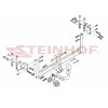 S-376 STEINHOF Фаркоп на Suzuki Alto (GF) 2009-, Nissan Pixo 2009-2013. Требуется подрезка бампера. Тип шара: A. Нагрузки: 600/50 кг, масса фаркопа 11,1 кг (без электрики в комплекте)
