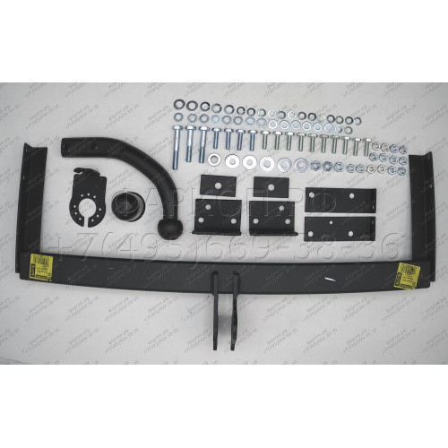 S-376 STEINHOF Фаркоп на Suzuki Alto (GF) 2009-, Nissan Pixo 2009-2013. Требуется подрезка бампера. Тип шара: A. Нагрузки: 600/50 кг, масса фаркопа 11,1 кг (без электрики в комплекте)