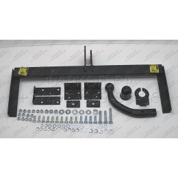 S-376 STEINHOF Фаркоп на Suzuki Alto (GF) 2009-, Nissan Pixo 2009-2013. Требуется подрезка бампера. Тип шара: A. Нагрузки: 600/50 кг, масса фаркопа 11,1 кг (без электрики в ком