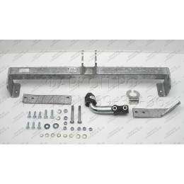 S064A GALIA Полностью оцинкованный фаркоп на SEAT Inca 1995-2004, Volkswagen Caddy 1996-2004. Тип шара: A. Невидимый вырез бампера. Нагрузки: 1000/50 кг, масса фаркопа 10,62 к