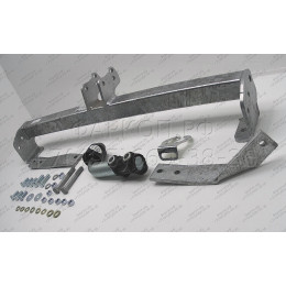 S064A GALIA Полностью оцинкованный фаркоп на SEAT Inca 1995-2004, Volkswagen Caddy 1996-2004. Тип шара: A. Невидимый вырез бампера. Нагрузки: 1000/50 кг, масса фаркопа 10,62 к