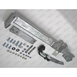 S064A GALIA Полностью оцинкованный фаркоп на SEAT Inca 1995-2004, Volkswagen Caddy 1996-2004. Тип шара: A. Невидимый вырез бампера. Нагрузки: 1000/50 кг, масса фаркопа 10,62 к