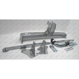 S076A GALIA Полностью оцинкованный фаркоп на Subaru Legacy универсал (BP), Subaru Outback 4WD 2004-2009. Тип шара: A. Невидимый вырез бампера. Нагрузки: 2000/85 кг, масса ф