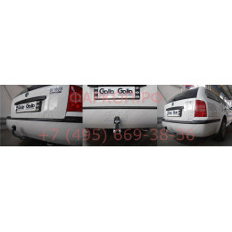 S087C GALIA Полностью оцинкованный фаркоп на Skoda Octavia 4WD седан, 4WD купе, 4WD универсал (колесная база 2518 мм) 1998-2010, Volkswagen Golf IV универсал 1997-2005, включая 4