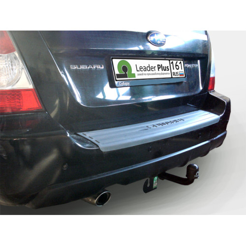 S303-A Лидер-плюс ТСУ для Subaru Forester 1997-2008 без снятия и выреза бампера. Нагрузки: 1500/75 кг, масса фаркопа 14,96 кг (без электрики в комплекте)