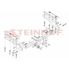 T-160 STEINHOF Фаркоп на Toyota Land Cruiser Prado J90 04/1996-12/2002 без снятия и подрезки бампера. Тип шара: F. Нагрузки: 3500/140 кг, масса фаркопа 26,4 кг (без электрики в комплекте)