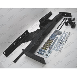 T-160 STEINHOF Фаркоп на Toyota Land Cruiser Prado J90 04/1996-12/2002 без снятия и подрезки бампера. Тип шара: F. Нагрузки: 3500/140 кг, масса фаркопа 26,4 кг (без электрики в 