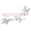 T-161 STEINHOF Фаркоп на Toyota Land Cruiser J100 1998-2007, Lexus LX470 1998-2007 без снятия и подрезки бампера. Тип шара: F. Нагрузки: 3500/140 кг, масса фаркопа 29,9 кг (без электрики в комплекте)