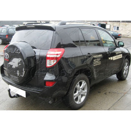 T-189 STEINHOF Фаркоп на Toyota RAV4 с запасным колесом на двери 2006-2013 без подрезки бампера. Тип шара: AH (горизонтальное быстросъемное крепление шара на