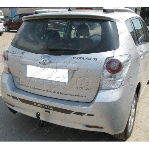 T-211 STEINHOF Фаркоп на Toyota Verso 2009-2013, 2013-2018 без подрезки бампера. Тип шара: AH (горизонтальное быстросъемное крепление шара на ключе). Нагрузки: 1500/60 кг, масса фаркопа 22,6 кг (без электрики в комплекте)