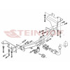 T-211 STEINHOF Фаркоп на Toyota Verso 2009-2013, 2013-2018 без подрезки бампера. Тип шара: AH (горизонтальное быстросъемное крепление шара на ключе). Нагрузки: 1500/60 кг, масса фаркопа 22,6 кг (без электрики в комплекте)