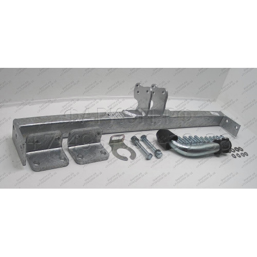 T006A GALIA Полностью оцинкованный фаркоп на Toyota Avensis седан/лифтбек 1997-2003. Тип шара: A. Подрезка бампера. Нагрузки: 1400/75 кг, масса фаркопа 18,01 кг
