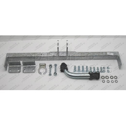 T006A GALIA Полностью оцинкованный фаркоп на Toyota Avensis седан/лифтбек 1997-2003. Тип шара: A. Подрезка бампера. Нагрузки: 1400/75 кг, масса фаркопа 18,01 кг