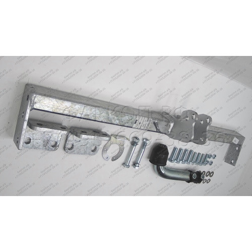 T006A GALIA Полностью оцинкованный фаркоп на Toyota Avensis седан/лифтбек 1997-2003. Тип шара: A. Подрезка бампера. Нагрузки: 1400/75 кг, масса фаркопа 18,01 кг