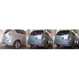 T053A GALIA Полностью оцинкованный фаркоп на Toyota Corolla Verso 2004-2009. Тип шара: A. Требуется подрезка бампера. Нагрузки: 1400/60 кг, масса фаркопа 15,01 кг