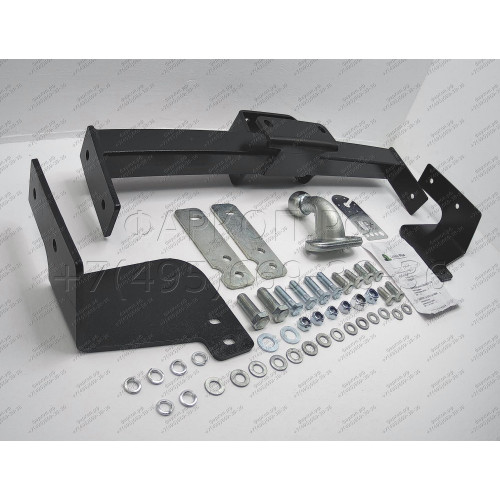 T110-F Лидер-плюс ТСУ для Toyota Land Cruiser 200 2007-2021, Lexus LX570 2007-2021, Lexus LX450d 2015-2021 без снятия и выреза бампера. Тип шара: F. Нагрузки: 2000/100 кг, масса фаркопа 19,86 кг (без электрики в комплекте)