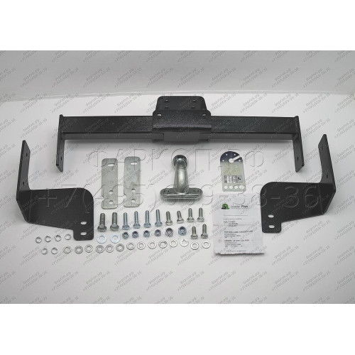 T110-F Лидер-плюс ТСУ для Toyota Land Cruiser 200 2007-2021, Lexus LX570 2007-2021, Lexus LX450d 2015-2021 без снятия и выреза бампера. Тип шара: F. Нагрузки: 2000/100 кг, масса фаркопа 19,86 кг (без электрики в комплекте)