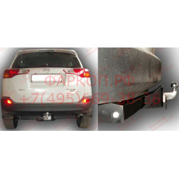 T116-F Лидер-плюс ТСУ для Toyota RAV4 2013-2019 без снятия и выреза бампера. Тип шара: F. Нагрузки: 2000/100 кг, масса фаркопа 23,54 кг (без электрики в комплекте)
