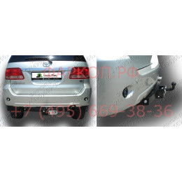 T122-FC Лидер-плюс ТСУ для Toyota Fortuner 2005-2013, 2013-2017 без снятия и выреза бампера. Тип шара: FC. Нагрузки: 1200/50 кг, масса фаркопа 19,58 кг (без электрики в ко