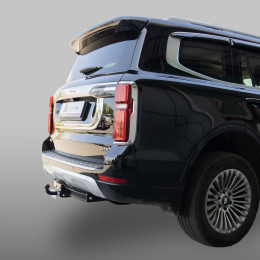 T201-F Лидер-плюс ТСУ для Tank 500 2022-, Haval H5 2024- без снятия и выреза бампера. Тип шара: F. Нагрузки: 2000/100 кг, масса фаркопа 22,8 кг (без электрики в компле