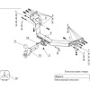 TCU00013N ТСС Фаркоп на Mitsubishi Pajero Sport 2016-2021 с накладкой с надписью Pajero Sport без подрезки бампера. Тип шара: E (шаровый узел под американский квадрат с нержавеющим шаром). Нагрузки: 1600/75 кг