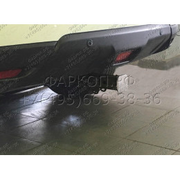 TCU00017 ТСС Фаркоп на Nissan X-Trail T32 2015-2018, 2018-2022 без подрезки бампера. Тип шара: E (шаровый узел под американский квадрат). Нагрузки: 1600/100 кг