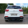 TCU00032 ТСС Фаркоп на Hyundai Creta 2016-2021, 2021-2022, Solaris HC 2024- без подрезки бампера. Тип шара: A. Нагрузки: 1200/75 кг