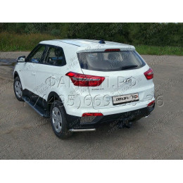 TCU00032 ТСС Фаркоп на Hyundai Creta 2016-2021, 2021-2022, Solaris HC 2024- без подрезки бампера. Тип шара: A. Нагрузки: 1200/75 кг