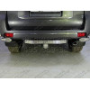 TCU00062 ТСС Фаркоп на Toyota Land Cruiser Prado 150 2009-2023 с накладкой с надписью Land Cruiser без подрезки бампера. Тип шара: E (шаровый узел под американский квадрат). Нагрузки: 1800/120 кг