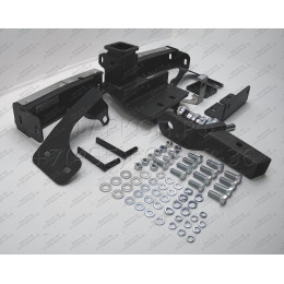 TLT-21-991124.00 PT GROUP Фаркоп с нержавеющей накладкой на Toyota Land Cruiser 300 2021-, Lexus LX600 2022- без подрезки бампера. Тип шара: E (легкосъемный шар под квадрат). 