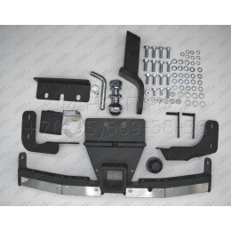 TLT-21-991124.00 PT GROUP Фаркоп с нержавеющей накладкой на Toyota Land Cruiser 300 2021-, Lexus LX600 2022- без подрезки бампера. Тип шара: E (легкосъемный шар под квадрат). 
