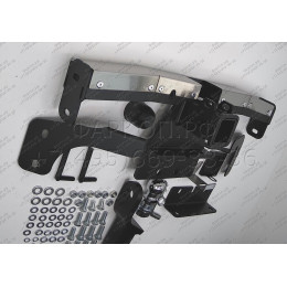 TLT-21-991124.00 PT GROUP Фаркоп с нержавеющей накладкой на Toyota Land Cruiser 300 2021-, Lexus LX600 2022- без подрезки бампера. Тип шара: E (легкосъемный шар под квадрат). 