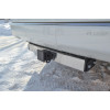 TLT-21-991124.00 PT GROUP Фаркоп с нержавеющей накладкой на Toyota Land Cruiser 300 2021-, Lexus LX600 2022- без подрезки бампера. Тип шара: E (легкосъемный шар под квадрат). Нагрузки: 3500/140 кг, масса фаркопа 14,2 кг (без электрики в комплекте)