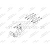 UAZ-11 AVTOS Фаркоп на УАЗ 31512 (469), 31514, 463, Hunter 2003- без снятия и подрезки бампера. Тип шара: E. Нагрузки: 1500/75 кг, масса фаркопа 9 кг (без электрики в комплекте)