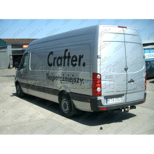 V-032 STEINHOF Фаркоп на Mercedes Sprinter II фургон/микроавтобус/шасси (3,0T/3,5T) (3,250/3,665/4,325 м) без ступеньки, одинарные колеса 2006-2019, Volkswagen Crafter фургон/микроавтобус/шасси (3,0T/3,5T) (3,250/3,665/4,325 м) без ступеньки, одинарные ко