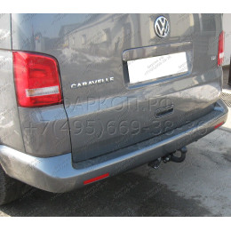 V-125 STEINHOF Фаркоп на Volkswagen Transporter, Caravelle, Multivan T5 2WD/4WD 2003-2015, T6 2WD/4WD 2015-2024 (кроме версии с парктрониками) без подрезки бампера. Тип шара: A. Нагрузки: 2