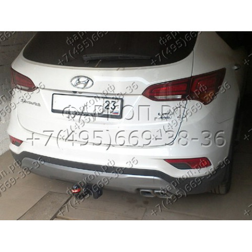 4258-A ORIS Фаркоп на Hyundai Santa Fe 2012-2018, Hyundai Grand Santa Fe 2013-2018, Kia Sorento 2012-2015, кроме Prime. Необходима подрезка бампера. Тип шара: A. Нагрузки: 2000/100 кг, масса фаркопа 19,7 кг (без электрики в комплекте)