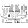 ZH103A ZINCAR Полностью оцинкованный фаркоп на Hyundai Santa Fe 2012-2018, Hyundai Grand Santa Fe 2014-2018, Kia Sorento 2012-2020, кроме Prime. Необходима подрезка бампера. Тип шара: A. Нагрузки: 1500/75 кг, масса фаркопа 16,9 кг (без электрики в комплек