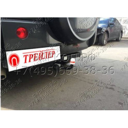 7831 Трейлер Фаркоп для Toyota RAV4 2000-2006, Chery Tiggo 2006-2011 без снятия и подрезки бампера. Тип шара: A. Нагрузки: 1200/60 кг, масса фаркопа 14 кг (без электрики 