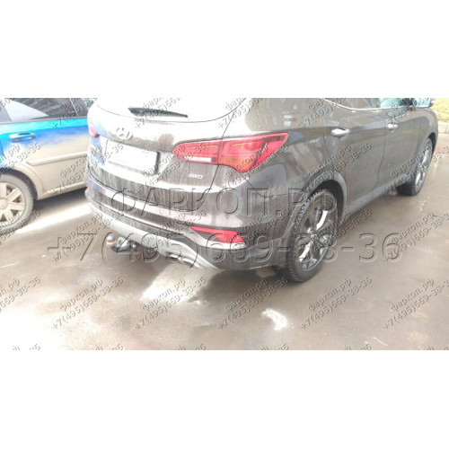 4258-A ORIS Фаркоп на Hyundai Santa Fe 2012-2018, Hyundai Grand Santa Fe 2013-2018, Kia Sorento 2012-2015, кроме Prime. Необходима подрезка бампера. Тип шара: A. Нагрузки: 2000/100 кг, масса фаркопа 19,7 кг (без электрики в комплекте)