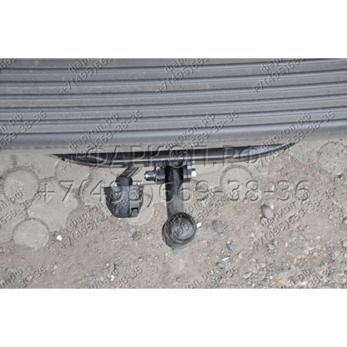 3032-A ORIS Фаркоп на Toyota Land Cruiser 100 VX 1998-2007, Lexus LX470 2003-2007 без выреза в бампере. Тип шара: A. Нагрузки: 1500/100 кг, масса фаркопа 20 кг (без электрики в комплекте)